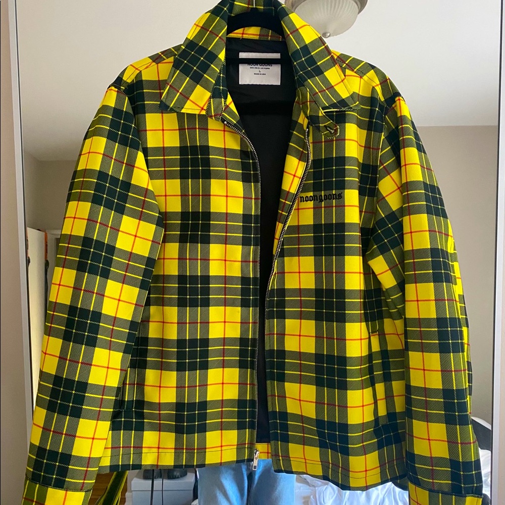 Noon Good Yellow Plaid Jacket